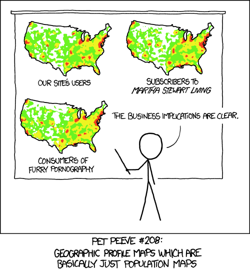 xkcd comic strip on heatmap